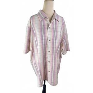 Tommy Bahama Men's XL Silk Blend Button-Up Shirt